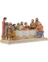 Last dinner height with statues 13 cm-27,8x9, 5x15 h.