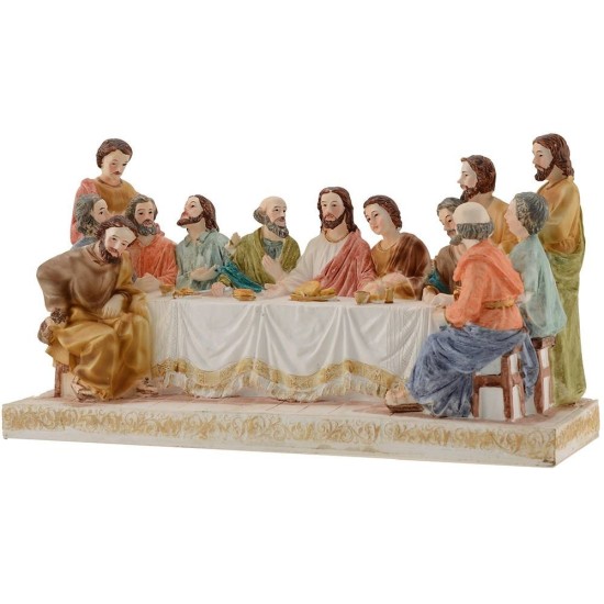Última cena altura con estatuas 13 cm - 27,8x9,5x15 h. Mundo