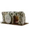 Illuminated Resin Sepulcher with Dead Jesus 9 cm Easter Statues