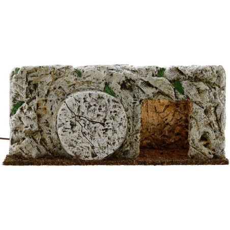 Tomb in resin illuminated cm 26x10x11 h Statue Pasquali