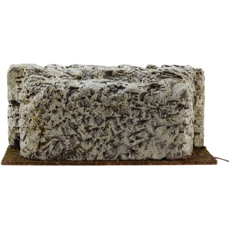 Sepulcro de resina iluminado con Jesús muerto 9 cm Estatua