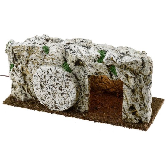 Sepulcro de resina iluminado de 26x10x11 cm h Estatuas Pascuales