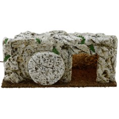 Sepulcro de resina iluminado de 26x10x11 cm h Estatuas Pascuales