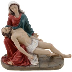 Piedad Madonna con Jesús muerto en sus brazos 20 cm 2