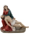 Pietà Madonna con tra le braccia Gesù morto 20 cm Mondo Presepi
