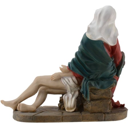 Piety Madonna with her arms in the arms of Jesus died 20 cm