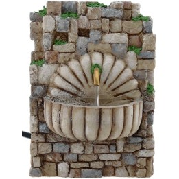 Fountain presepe to thinle in resin with pump cm 10x6, 5x14 h.