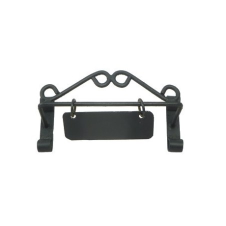 Teaches cm 5.5 with plate cm 4,2x1, 6 in metal