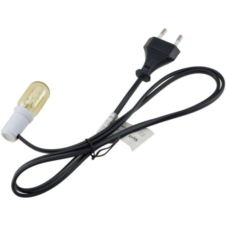 Portalampada with light 10w white hot E12-220v full plug