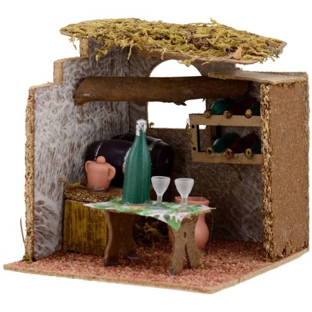 Osteria cm 14x14x14,5 h. Mondo Presepi