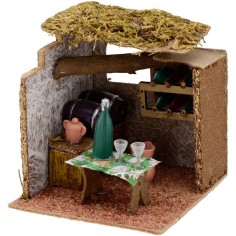 Osteria cm 14x14x14,5 h. Mondo Presepi 2