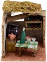 Osteria cm 14x14x14,5 h. Mondo Presepi