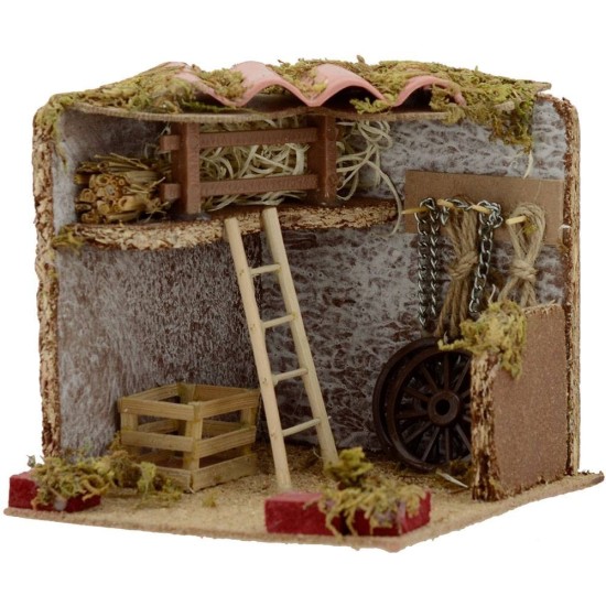 Trastero de herramientas cm 14x14x14,5 h. Mundo Pesebres