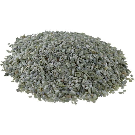 Grava de grano 3-4 mm gris claro aproximadamente 350 gr