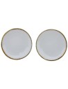 Juego de 2 platos de cerámica ø 3 cm Mundo Belenes