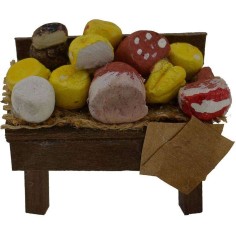 Salami and cheese counter cm 5x3x2,5-3 h. 