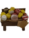 Salami and cheese counter cm 5x3x2,5-3 h.