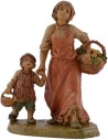 Mom with baby by hand 10 cm lux