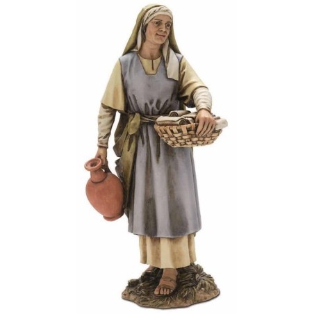 Levatrice Landi Moranduzzo 20 cm in resina Mondo Presepi