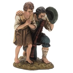 Dos Pastores Landi Moranduzzo serie 20 cm Mundo Pesebres