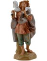 Pastor with lamb on the shoulders 19 cm Fontanini