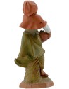 Woman with hamper 19 cm Fontanini
