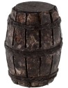 Barril de madera de 3,3 cm