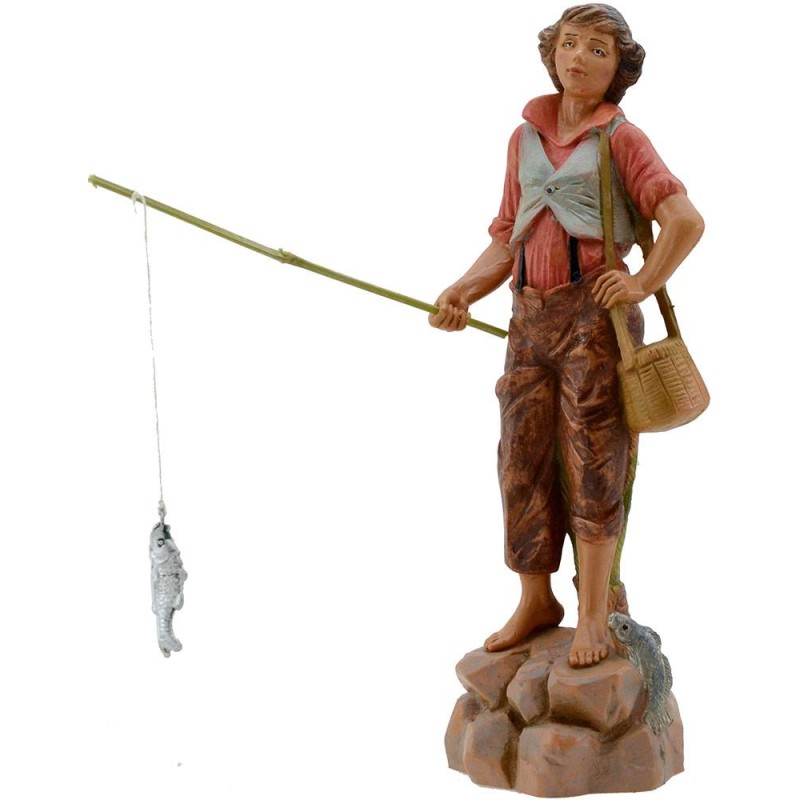 River fisherman 19 cm Fontanini