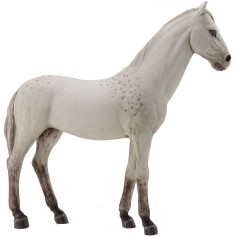 Cavallo bianco in resina per statue da 30 cm Mondo Presepi 2