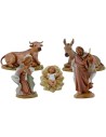 Set Nativity 5 pieces 19 cm Fontanini