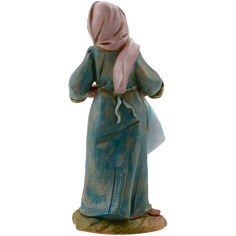 Mujer con cesta 12 cm Fontanini Mundo Pesebres 2