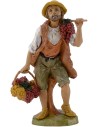 Pastore con uva 20 cm Euromarchi Mondo Presepi