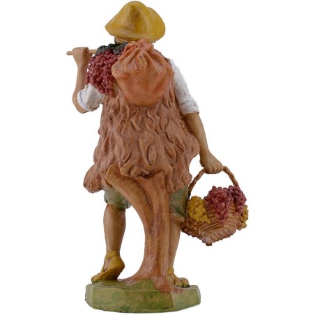 Pastore con uva 20 cm Euromarchi Mondo Presepi