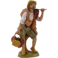 Pastore con uva 20 cm Euromarchi Mondo Presepi 2