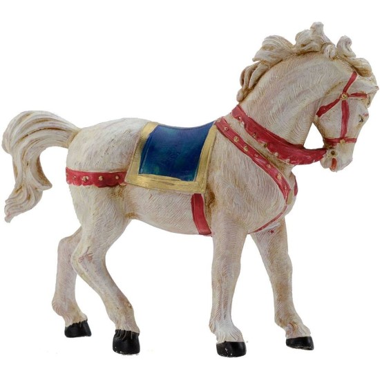 Caballo blanco 12 cm Fontanini Mundo Pesebres