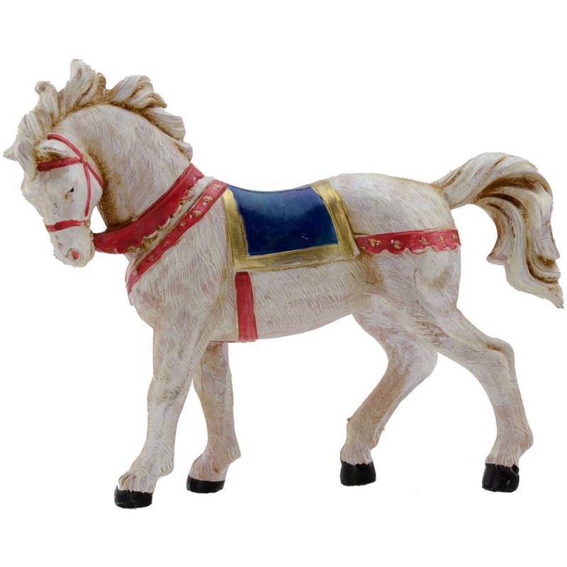 Cavallo bianco 12 cm Fontanini Mondo Presepi