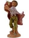 Giovane con cesto in spalla 12 cm Fontanini Mondo Presepi