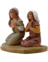 Fanciulle in adorazione serie 12 cm Fontanini Mondo Presepi