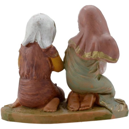 Fanciulle in adorazione serie 12 cm Fontanini Mondo Presepi