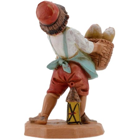 Bambino con cesto di pane serie 12 cm Fontanini Mondo Presepi