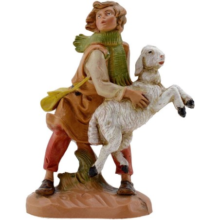 Young pastor with pecora series 12 cm Fontanini