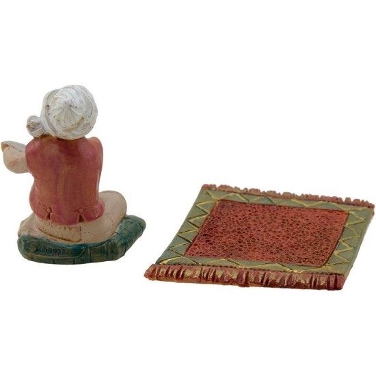 Joven pastor sobre alfombra serie 12 cm Fontanini Mundo Pesebres