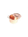 Copper pot with lid Ø 3 cm