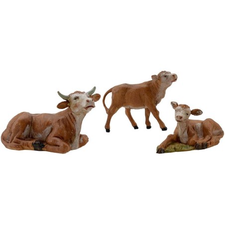 Family of cattle series 12 cm Fontanini