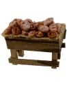 Wooden bench with bread 5x3x3,5-4 h.