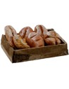Wooden box with bread cm 4x3x0, 9 h.