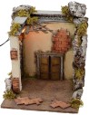 Templo con luz de 30x30x32 cm de altura para estatuas de 10 cm.