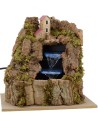Cascata funzionante sulle montagne cm 21x15x20 h. Mondo Presepi