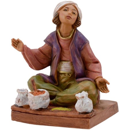 Grocer with spices 12 cm Fontanini