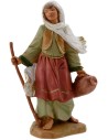 Woman with stick and amphora 12 cm Fontanini